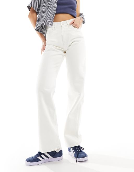 Carhartt WIP - Noxon - Jean taille haute - Blanc
