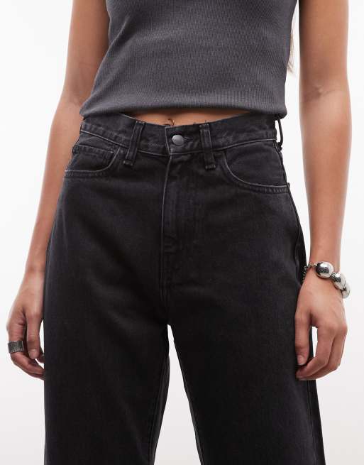 Carhartt WIP noxon straight fit jeans in black, 5 of 5