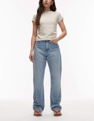 Carhartt WIP - Noxon - Straight-Fit-Jeans in Bleach-Waschung-Blau