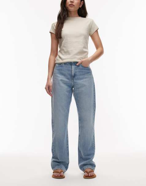 Carhartt WIP noxon straight fit jeans in bleach wash