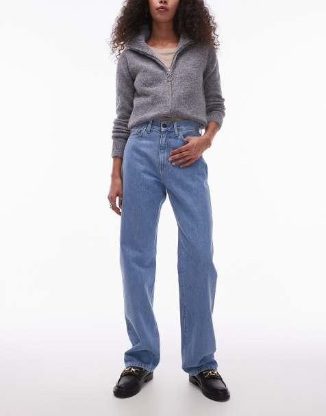 Carhartt WIP noxon straight leg denim jean in mid blue - view 1