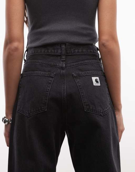 Carhartt WIP – Noxon – Svarta, raka jeans, 4 av 5