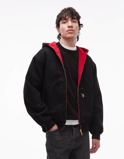 Carhartt WIP OG Active 50 year anniversary reversible jacket in black and red