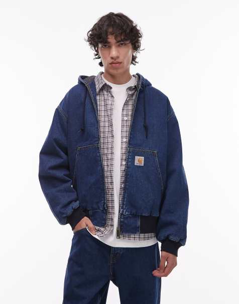 Carhartt WIP - OG Active - Jack in blauw denim - view 1