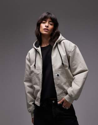 Carhartt WIP - OG Active - Jacke in verwaschenem Beige-Neutral