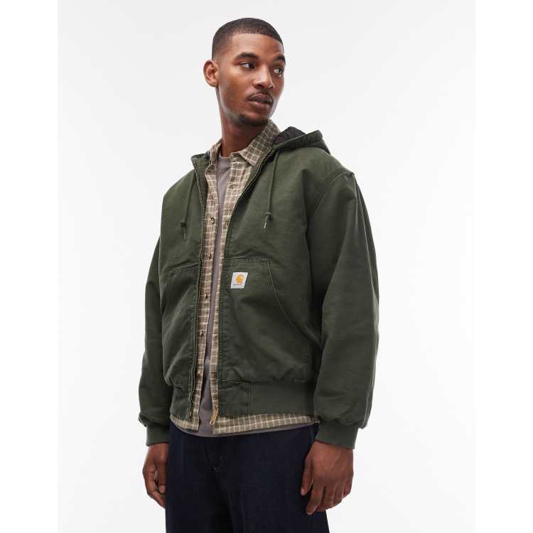 Carhartt WIP OG active jacket in khaki | ASOS