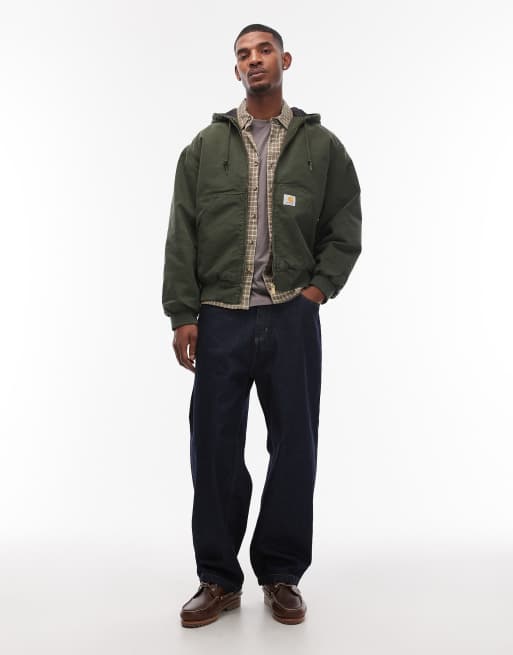 Carhartt WIP OG active jacket in khaki | ASOS