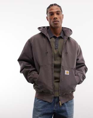 Carhartt Wip Men's Brown Og Active Jacket In Washed