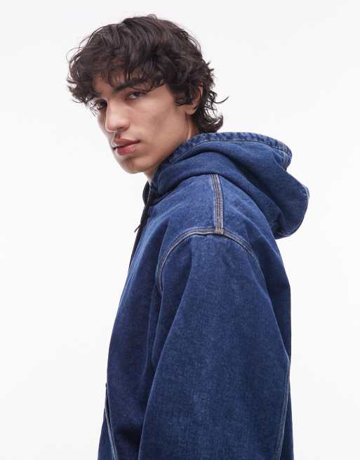 Carhartt WIP – OG Active – Niebieska jeansowa kurtka, 4 z 5