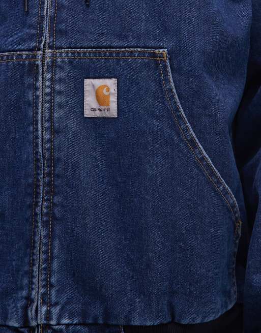 Carhartt WIP – OG Active – Niebieska jeansowa kurtka, 5 z 5