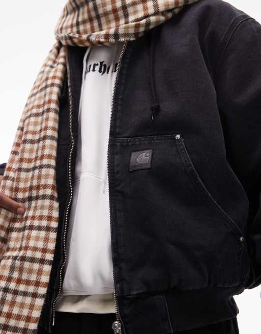 Carhartt WIP OG active rivet jacket in black | ASOS