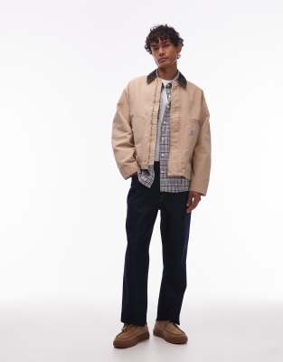 Carhartt Og Arcan Graphic Jacket In Neutral