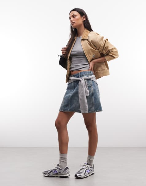 Carhartt WIP – OG Arcan – Jacke in verwaschenem Braun mit Zwei-Wege-Reißverschluss - view 1