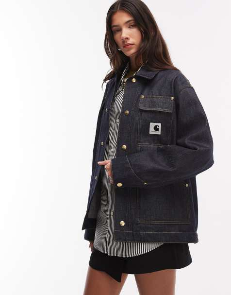 Carhartt WIP – OG Arctic – Blå, styv jeansjacka, del av set - view 1