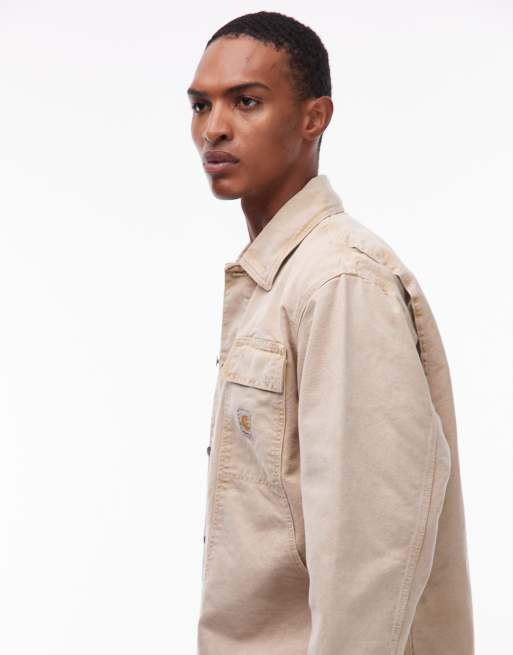 Carhartt WIP - OG Arctic - Giacca con tasca marrone slavato gesso, 4 di 5