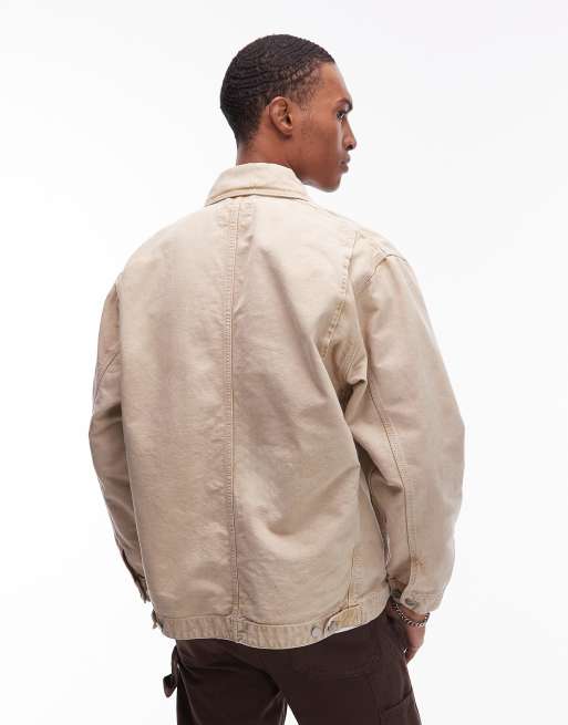 Carhartt WIP - OG Arctic - Giacca con tasca marrone slavato gesso, 5 di 5