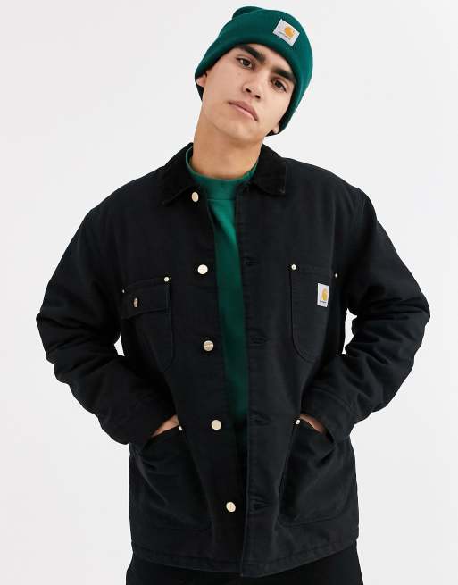 Carhartt black shop chore jacket