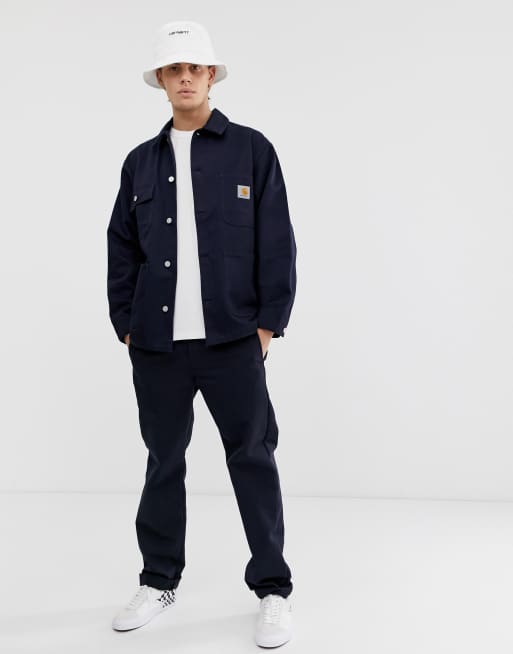 Carhartt WIP OG Chore coat in dark navy | ASOS