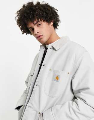 carhartt chore coat grey