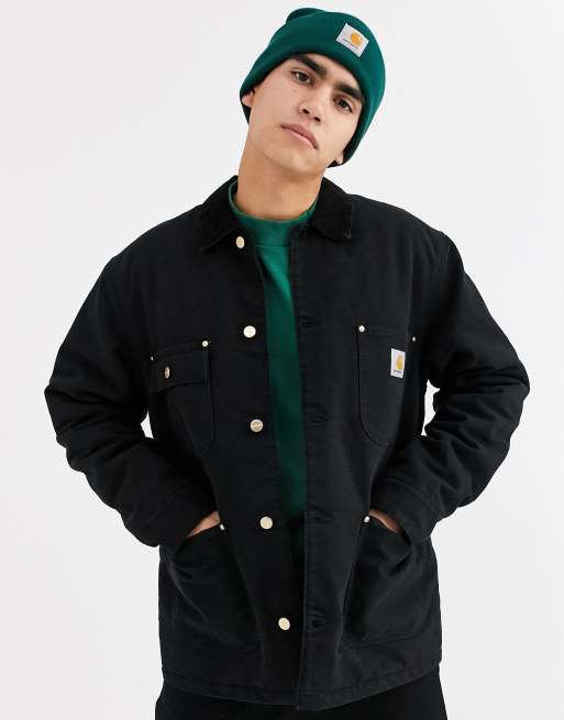 Carhartt WIP - OG Chore - Frakke i sort - BLACK