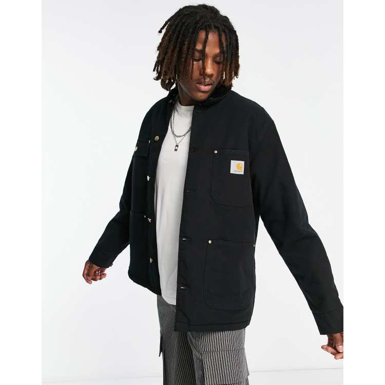 Carhartt WIP og chore jacket in black | ASOS