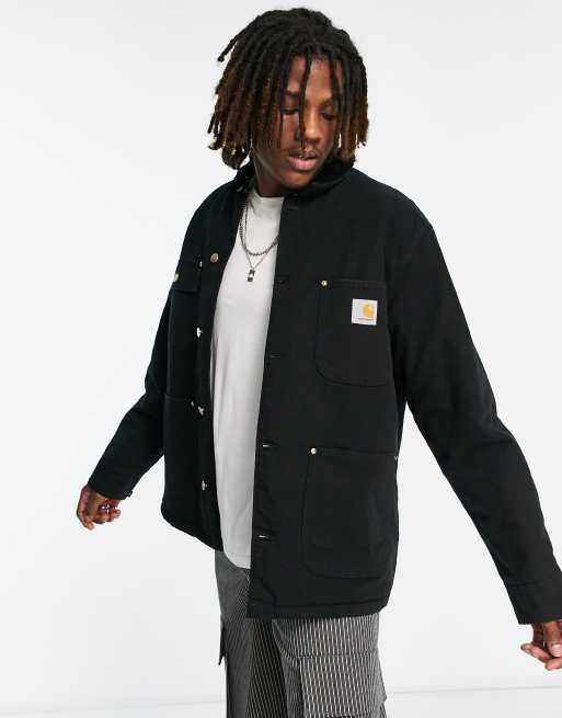 Carhartt michigan shop chore coat black