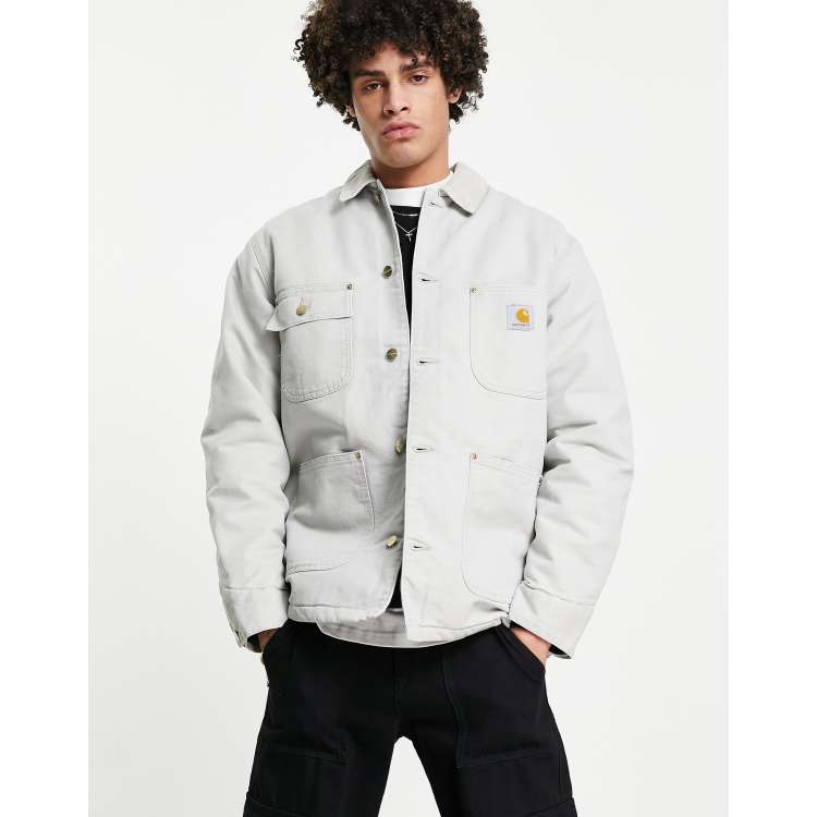 Carhartt WIP OG chore jacket in gray