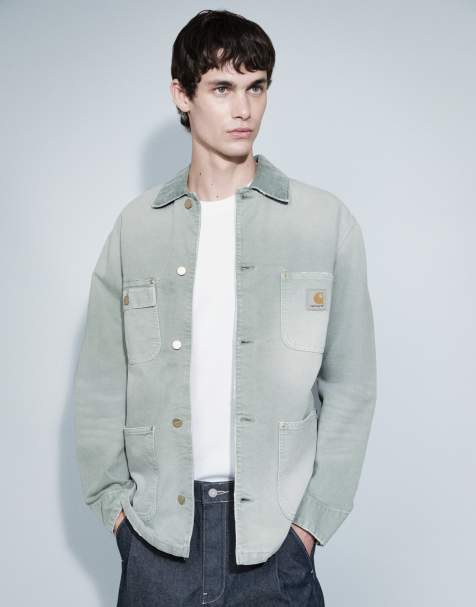 Carhartt WIP OG chore jacket in shady green - view 1