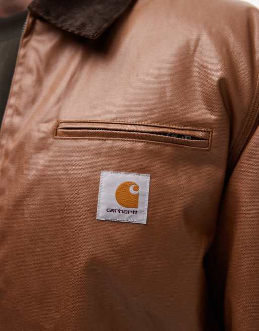 Carhartt WIP – OG Dean – Brązowa woskowana kurtka, 5 z 5