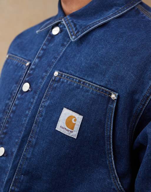 Carhartt WIP - OG - Denim jack met dubbele voorkant in middenblauw , 2 van 4