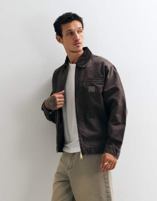 Carhartt WIP - OG Detroit - Chaqueta color tabaco, 5 de 5