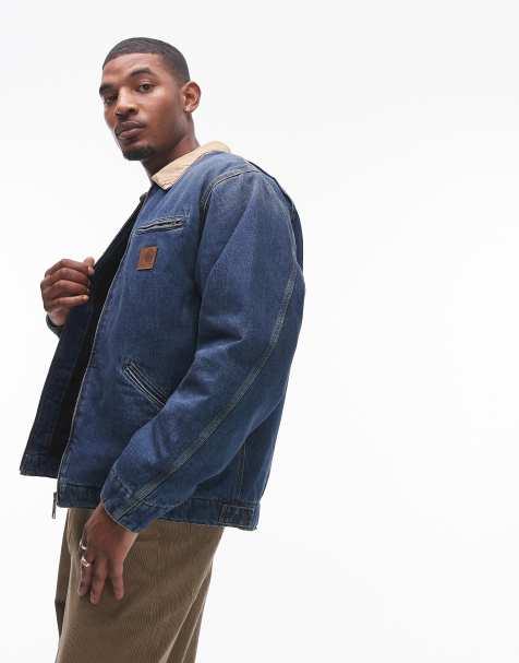Carhartt WIP – OG Detroit – Jacke in blauer Waschung - view 1