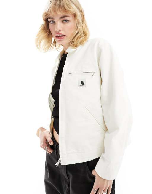 Carhartt WIP – OG Detroit – Jacke in Weiß