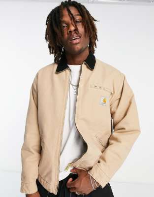 Carhartt WIP og detroit jacket in beige