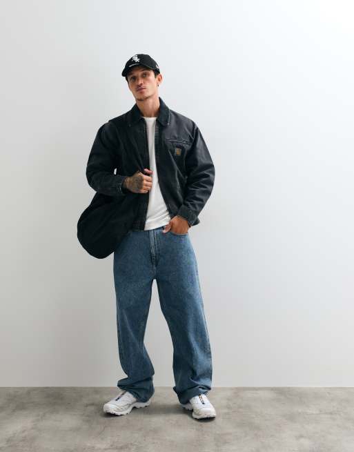 Carhartt WIP OG Detroit jacket in black wash, 2 of 5