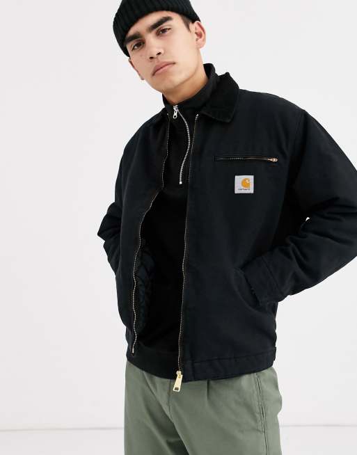 Carhartt WIP OG Detroit jacket in black ASOS