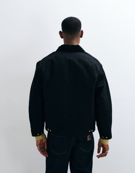 Carhartt WIP OG Detroit jacket in black, 5 of 5