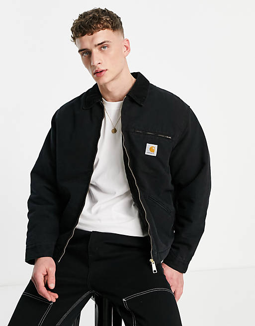 Carhartt WIP OG detroit jacket in black | ASOS