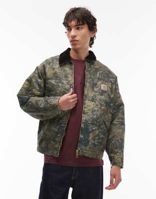 Carhartt WIP Carhartt WIP OG detroit jacket in camo print-Green