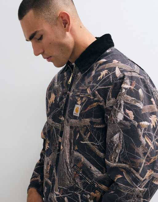 Carhartt WIP OG Detroit jacket in dark camo tree, 2 of 5
