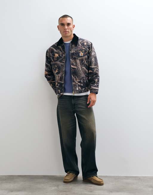 Carhartt WIP OG Detroit jacket in dark camo tree, 3 of 5