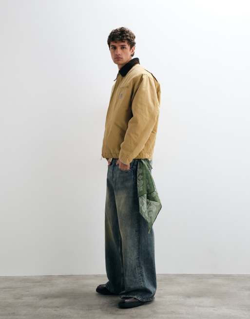 Carhartt WIP OG Detroit jacket in dusty hamilton brown, 4 of 5