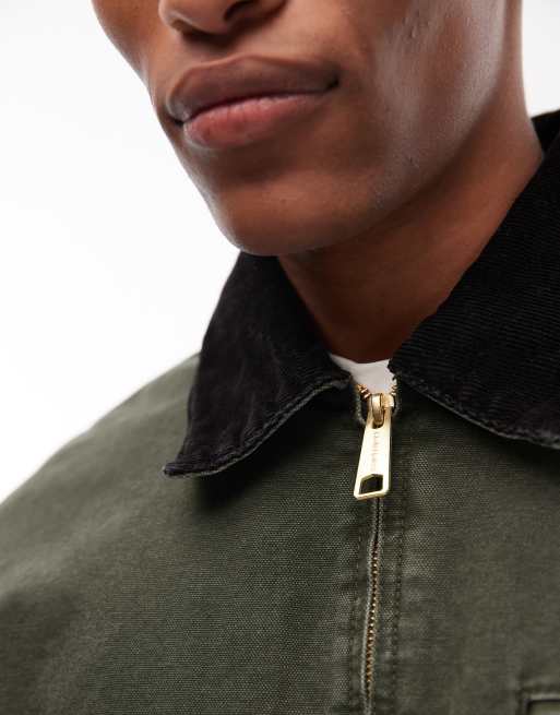 Carhartt WIP OG detroit jacket in washed green