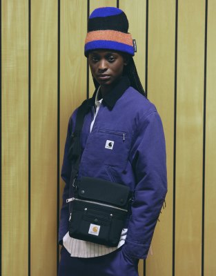 Carhartt WIP OG Detroit zip up jacket in purple