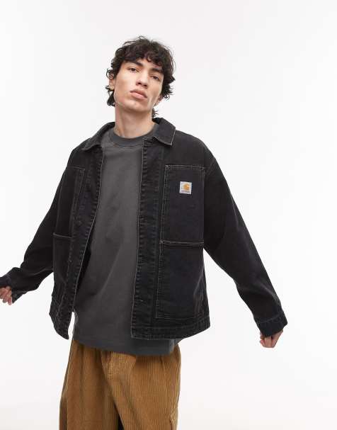 Carhartt WIP OG double front denim jacket in black - view 1