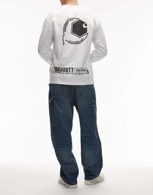 Carhartt WIP - OG - Jeans ampi blu lavaggio blu vintage scuro, 2 di 5