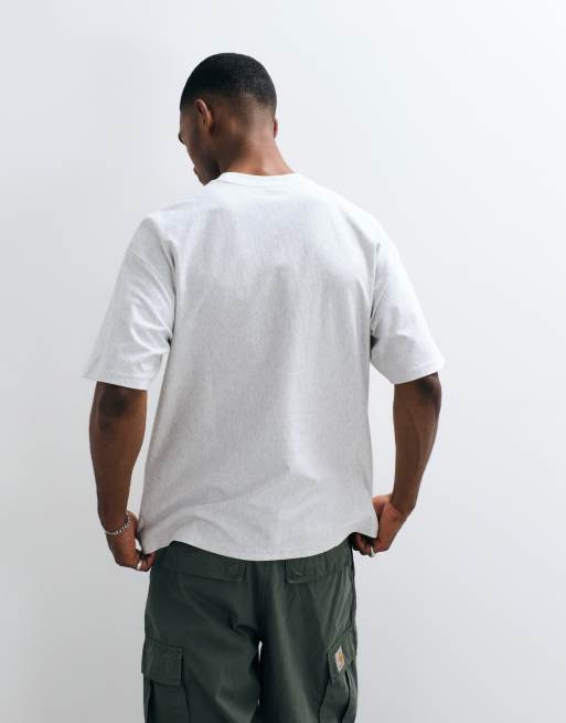 Carhartt WIP OG Loose Pocket T-Shirt in aschgrau meliert, 5 von 10