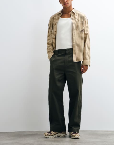 Carhartt WIP OG Master relaxed fit tapered trousers in khaki - view 1
