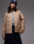 [Carhartt WIP] Carhartt WIP OG Michigan coat in beige-Neutral M beige