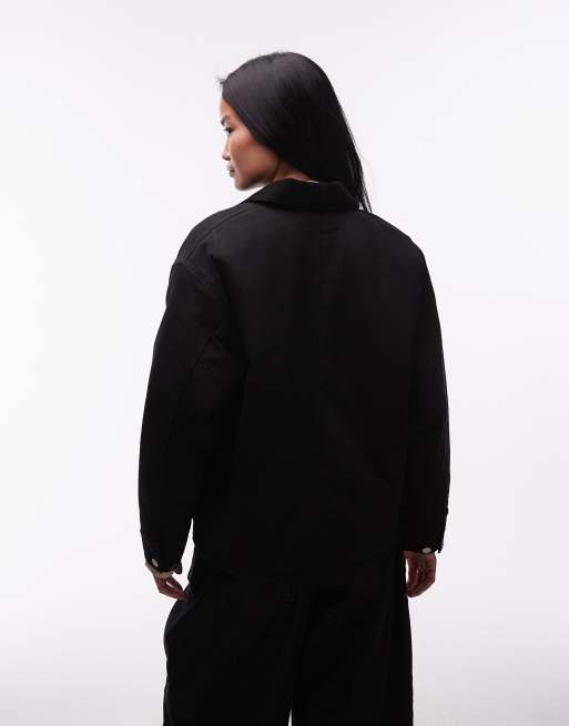 Carhartt WIP OG michigan jacket in black, 3 of 4
